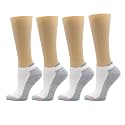 Dr. Motion 4 Pairs Compression Socks for Women, Low Cut Ankle