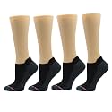 Dr. Motion 4 Pairs Compression Socks for Women, Low Cut Ankle