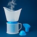 Dr. Odin OSV 102 DL Dual Layer Steamer Vaporizer for Cold, Cough, Face Steam, Steam Inhaler and Steamer Helps in Breathing Disorders and Face Humidifier (White &amp; Blue)