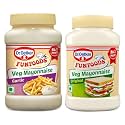 Dr. Oetker FunFoods Vegetarian Mayonnaise Combo - Veg Mayonnaise Original 250g (Pack of 2) and Garlic Mayonnaise 250g (Pack of 1)