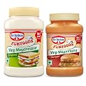 Dr.Oetker Funfoods Vegetarian Mayonnaise Combo - Veg Mayonnaise Original 250g (Pack of 2) and Burger Mayonnaise 250g (Pack of 1)