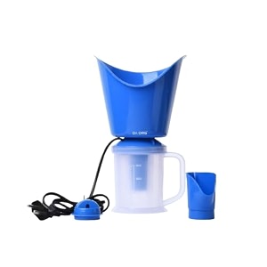 3 in 1 steamer for cold and cough vaporizer steamer for coughcold and facial steam inhaler amp vapourisers for adult - blue pack of 1