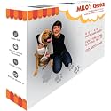 DR. ORGANIZER Milo's Choice Microfiber Pet Towel Hooded Dog Towel with Ear Shaped Drying Pockets – Super Soft, 32"x39", Traps Dirt & Dander – Machine Washable, Ideal for Grooming