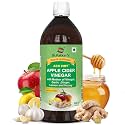 Dr. Patkar's - Apple Cider Vinegar with Ginger, Garlic, Lemon, & Honey| Amber Glass Bottle | (500ml) | Raw & Unfiltered for Support Heart Health, Weight, Immunity & Digestion Management