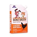 Dr.Pets Chicken Bone Broth for Cats &amp; Dogs (100ml X 36 Pack) Food Topper, Human Grade Preservative Free, Cat/Dog Wet Food Soup for All Life Stages, Natural Supplements with Natural Collagen