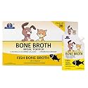 Dr.Pets Fish Bone Broth for Cats &amp; Dogs (100ml X 36 Pack) Food Topper, Human Grade Preservative Free, Cat/Dog Wet Food Soup for All Life Stages, Natural Supplements with Natural Collagen.