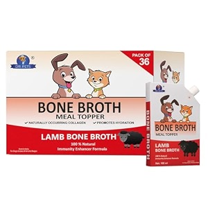 drpets lamb bone broth for cats amp dogs 100ml x 36 pack food topper human grade preservative free catdog wet food soup for all life stages natural supplements with natural collagen
