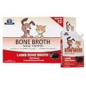 Dr.Pets Lamb Bone Broth for Cats &amp; Dogs (100ml X 12 Pack) Food Topper, Human Grade Preservative Free, Cat/Dog Wet Food Soup for All Life Stages, Natural Supplements with Natural Collagen
