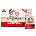 Dr.Pets Lamb Bone Broth for Cats &amp; Dogs (100ml X 36 Pack) Food Topper, Human Grade Preservative Free, Cat/Dog Wet Food Soup for All Life Stages, Natural Supplements with Natural Collagen