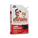 Dr.Pets Lamb Bone Broth Meal Topper, Joint &amp; Bone Support, Immunity Booster, Preservative Free, Brown, 100 ml (Pack of 1)