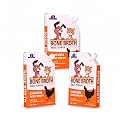 Dr. Pets Pack of 3 (100ml Each) Chicken Bone Broth for Dogs & Cats | Liquid Meal Topper & Gravy | Supports Digestion, Hydration & Joint Health