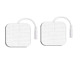 dr pt physiotherap machine accessories device muscle stimulator wire 2mm pin for self adhasive pad usage electrotherapy sticky square ms pad adhesive square pad pack of 2