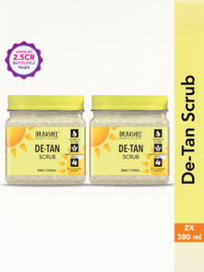 drrashel de-tan face  body scrub for exfoliation tan  blackhead remover acne glow scrub