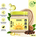 DR.RASHEL De-Tan Scrub For Face & Body with Walnut & Clove Extract|Exfoliating  Scrub
