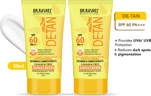 DR.RASHEL Sunscreen - SPF 60 PA DE-TAN