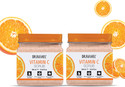 DR.RASHEL Vitamin C Scrub with Natural Orange Peel Extracts | Tan Removal (Pack of 2) Scrub