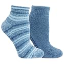Dr. Scholl's Women's Cozy Soothing Moisturizing Gripper Spa Low Cut Socks
