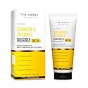 Dr. Sheth's Ceramide &amp; Vitamin C Sunscreen SPF 50+ PA++++ |In-Vivo Tested | For Healthy &amp; Bright Skin | Lightweight &amp; Non Greasy | For UVA/UVB &amp; Blue Light &amp; IR Protection | No white cast | For All Ski