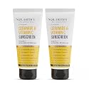 Dr. Sheth's Ceramide &amp; Vitamin C Sunscreen | SPF 50+ PA++++ | With 2% Vitamin C Complex, 1% Ceramide | In-Vivo Tested | For Bright Skin &amp; Healthy Glow | Non-Greasy, Quick-Absorbing, No White Cast | UVA/B &amp; Blu