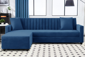 Dr Smith Modern L-Shape Fabric Sofa Set