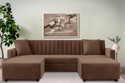 Dr Smith Modern L-Shaped Sectional Sofa Set