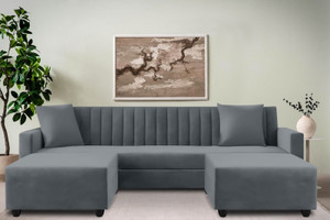 Dr Smith Premium L-Shape Fabric Sofa Set