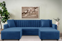 Dr Smith Premium L-Shape Fabric Sofa Set