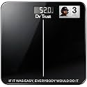 Dr Trust USA Inspire Digital Electronic Weight Machine, CE approved with 3 Years Warranty, For Human Body 180Kg Capacity, Tempered Glass, LCD Display Personal Weighing Scale - 523