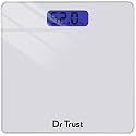 Dr Trust USA Inspire Digital Electronic Weight Machine, CE approved with 3 Years Warranty, For Human Body 180Kg Capacity, Tempered Glass, LCD Display Personal Weighing Scale - 523