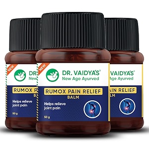 dr vaidya39s rumox pain relief balm  for head ache body pain joint amp muscle pain relief  50g each pack of 3