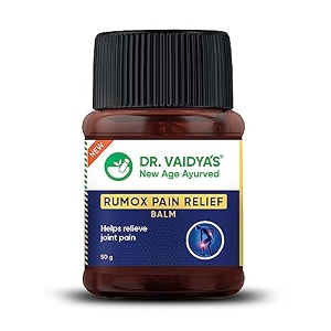dr vaidya39s rumox pain relief balm  for head ache body pain joint amp muscle pain  mix of oils - mahanarayan cajuput wintergreen  50g each pack of 1