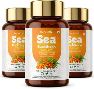 Dr.Vedic Sea Buckthorn Berry Oil 500mg Capsules
