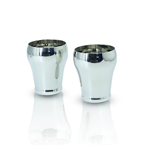 stainless steel royal glass 300ml ideal for water juice hot-cold drinks cocktail milkshake smoothie home party restaurant gifting special occasion silver finish set of 2 pcs