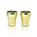 Stainless Steel Royal Glass 300ml Ideal for Water, Juice, Hot-Cold Drinks, Cocktail, Milkshake, Smoothie, Home, Party Restaurant Gifting Special Occasion (Gold PVD Finish, Set of 2 pcs)