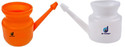 DR YONIMED Plastic Orange, White Neti Pot