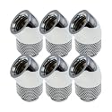 Dracaena.io 6-Pack G1/4 45° Rotary Fitting, Male to Female, Silver