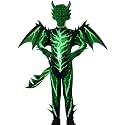 Dragon Costume Kids with Lightning Wings Mask Boys for Halloween
