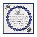 Dragon Lover's Charm Gemstone Jewelry Bracelet Inspiration Spirit Animal Gift for Friends