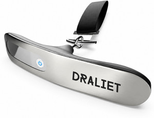 DRALIET Weighing Scale for Luggage Silver ELS