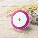 Auto Sensor Led Night Lamp 0.5W Fully Automatic Smart Sensor Led Plug Night light For Bedroom Gift Office Living Room kitchen (2, ROUND-PINK)