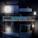 Auto Sensor Led Night Lamp 0.5W Fully Automatic Smart Sensor Led Plug Night Light for Bedroom Gift Office Living Room Kitchen (2, Pink)