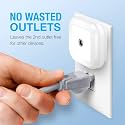 Auto Sensor Led Night Lamp 0.5W Fully Automatic Smart Sensor Led Plug Night Light for Bedroom Gift Office Living Room Kitchen (2, Blue)