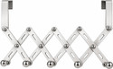 DRAMIQ Heavy Duty Over Door Hanger for Cloths, Drill Free Door Hanging 6 Hooks Door Hanger