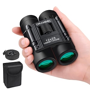 12x25 mini pocket binoculars for adults kids small compact binoculars for bird watching opera concert