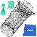 Drasry Crab Trap Bait Lobster Crawfish Shrimp Portable Folded Cast Net Magic Collapsible Fishing Traps Nets Accessories for Blue Crabs