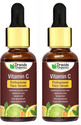 Dravida Organics Bright & Glowing Vitamin C Serum for Skin Whitening ,Lightening & Brightening