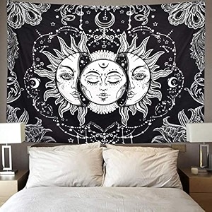 dravy handicrafts floral tapestry mandala ombre tapestry wall hanging bedsheet cotton bedsheet wall tapestry bed wall hanging tapestry green twin 84x54 inches standard 200 tc