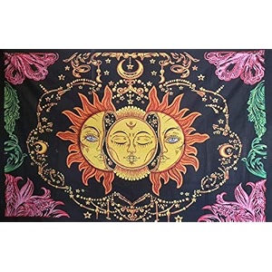 dravy handicrafts tapestry tarot sun tapestry wall hanging cotton wall hanging tapestry wall hanging wall dcor multi 40x30 inches