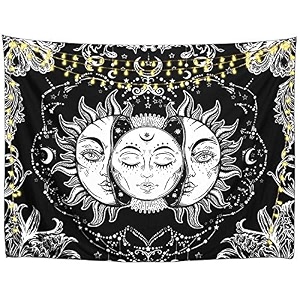 dravy handicrafts tapestry tarot sun tapestry wall hanging cotton wall hanging tapestry wall hanging wall dcor multi 40x30 inches