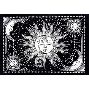 dravy handicrafts tapestry tarot sun tapestry wall hanging cotton wall hanging tapestry wall hanging wall dcor multi 5 40x30 inches